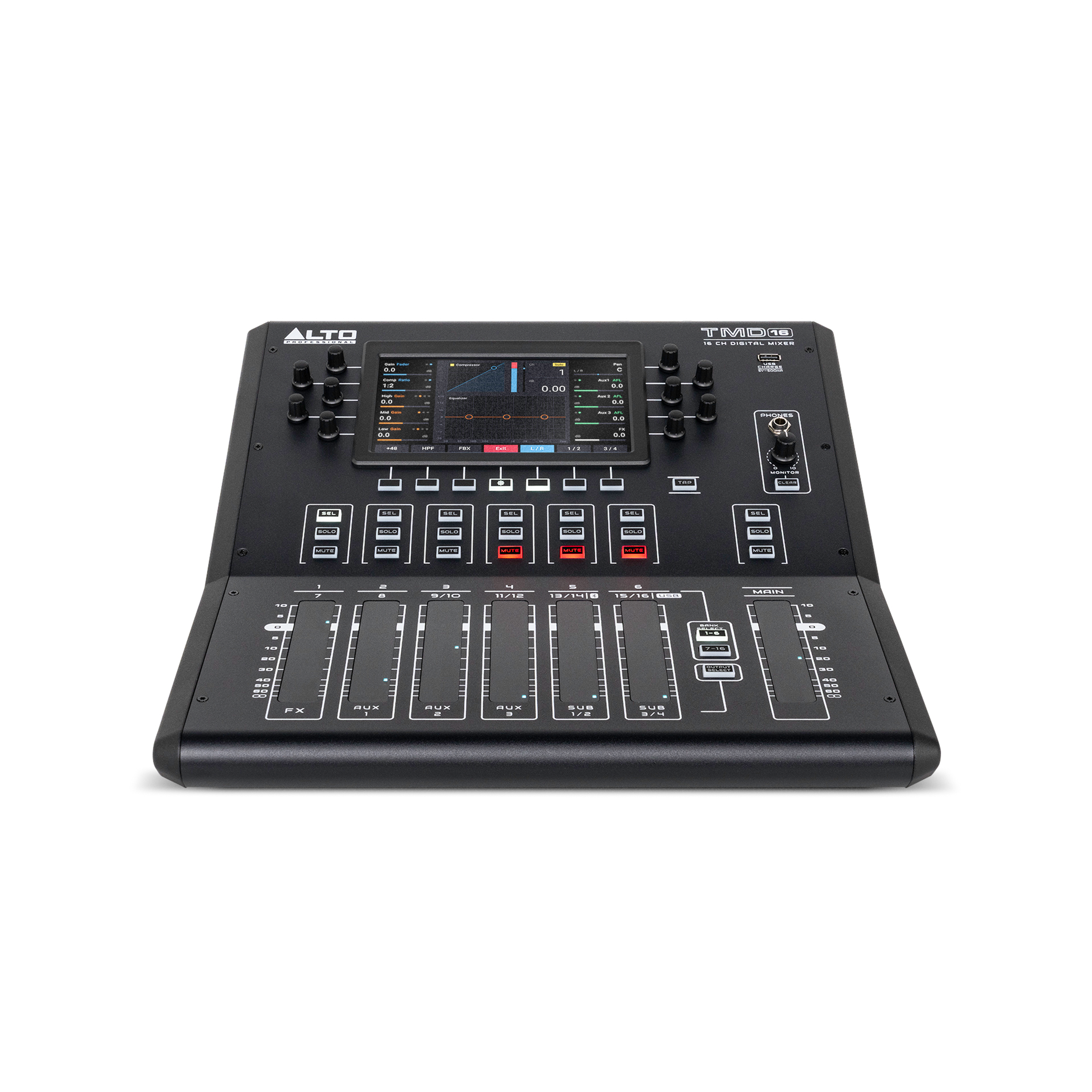 Alto Professional TMD16 16-Channel Digital Mixer with Bluetooth and USB