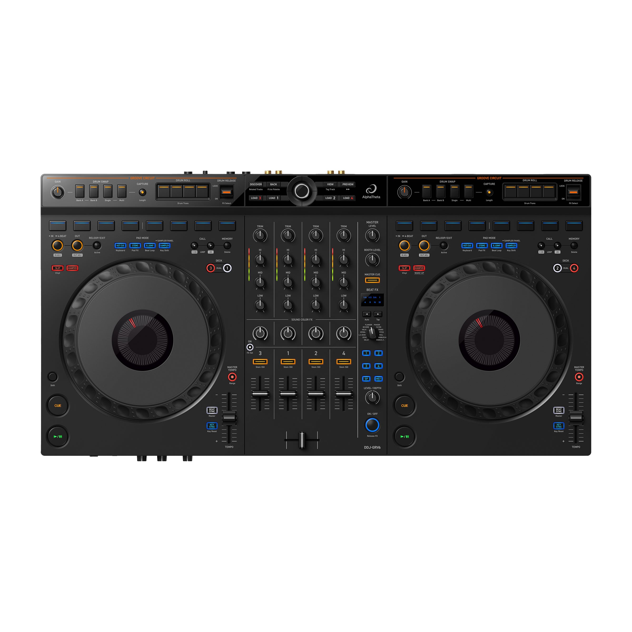 AlphaTheta DDJ-GRV6 + 4 Hour DJ Lesson Bundle