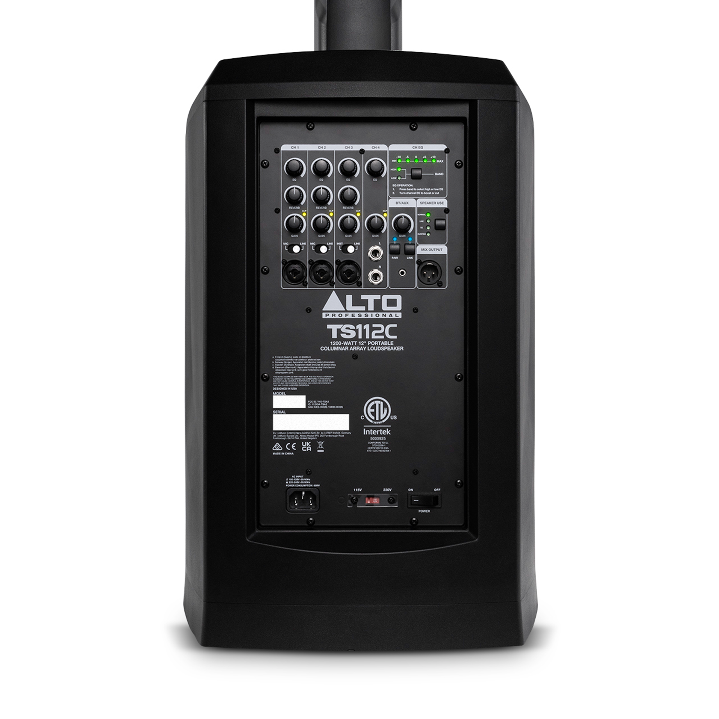 Alto TS112C 1200-Watt Portable Powered Column Array