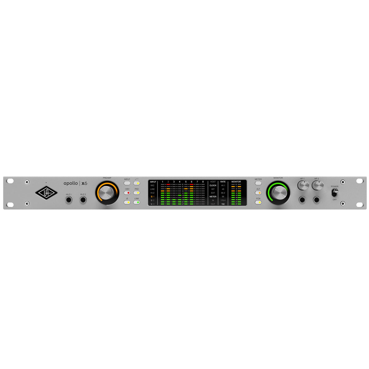Universal Audio Apollo x6 本体 Universal Audio Apollo x6 Gen 2 ESS (Rack/TB3/MAC/WIN)