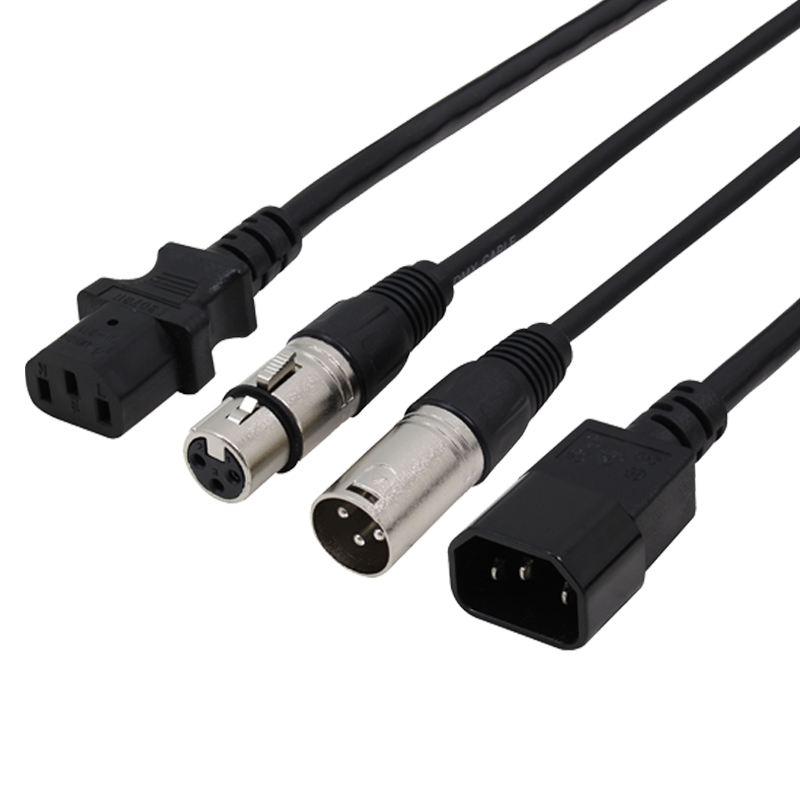 LEDJ Combi DMX Lead & IEC Lighting Cable - 5M (CABL175)