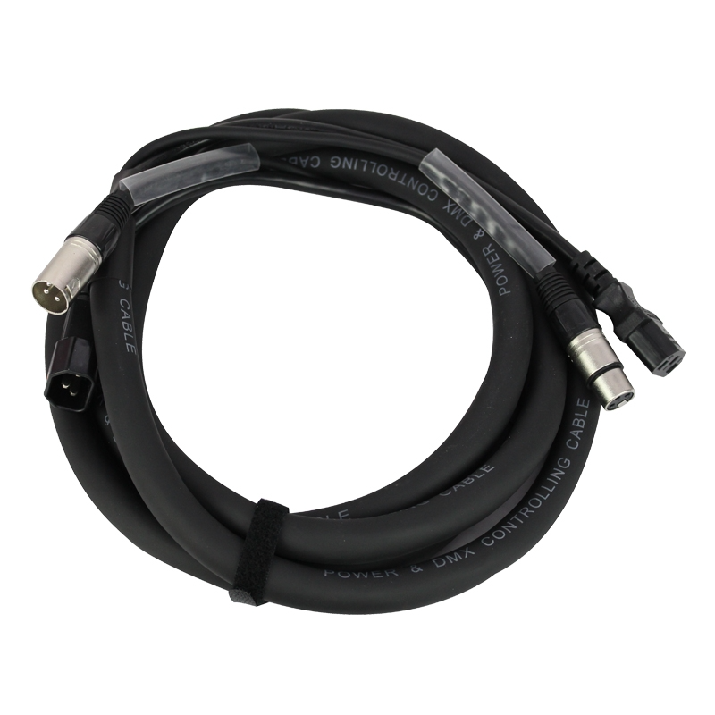 LEDJ Combi DMX Lead & IEC Lighting Cable - 5M (CABL175)