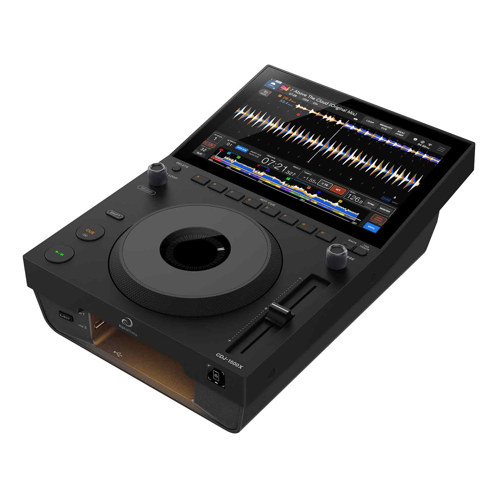 AlphaTheta CDJ-1500X Compact Multi Player - Black