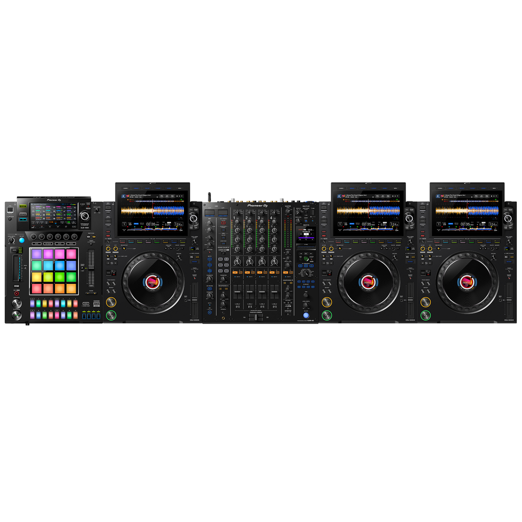 AlphaTheta 3 X CDJ-3000X + DJS-1000 + DJM-A9 Bundle