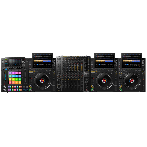 AlphaTheta 3 X CDJ-3000X + DJS-1000 + DJM-V10-LF Bundle