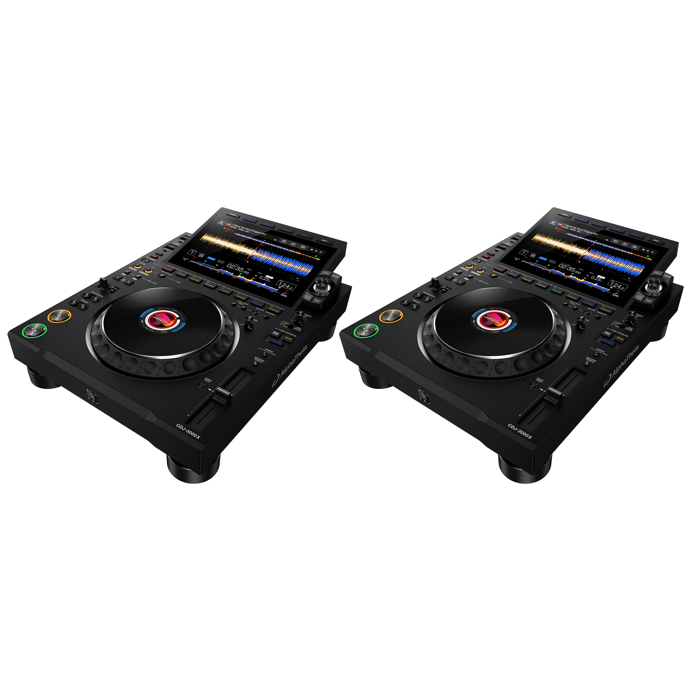 AlphaTheta CDJ-3000X Professional DJ Players (Pair)