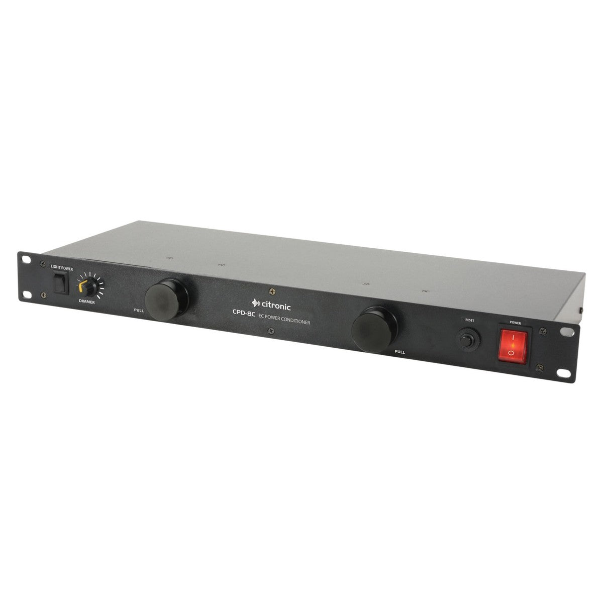 Citronic 8 Way IEC Power Conditioner, 19 Inch 1U - 776.498UK - CPD-8C