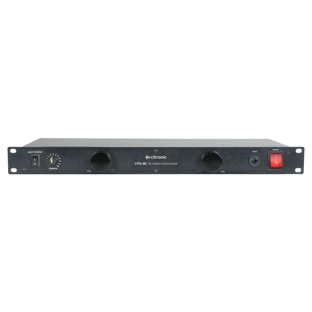 Citronic 8 Way IEC Power Conditioner, 19 Inch 1U - 776.498UK - CPD-8C