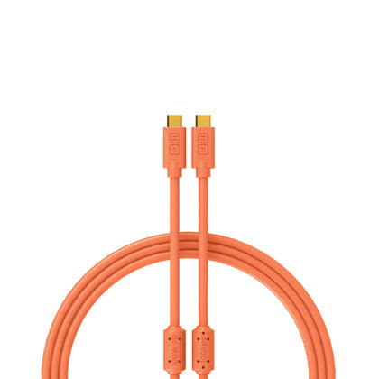 DJ TechTools Chroma Cables USB-C to C 1m - Orange
