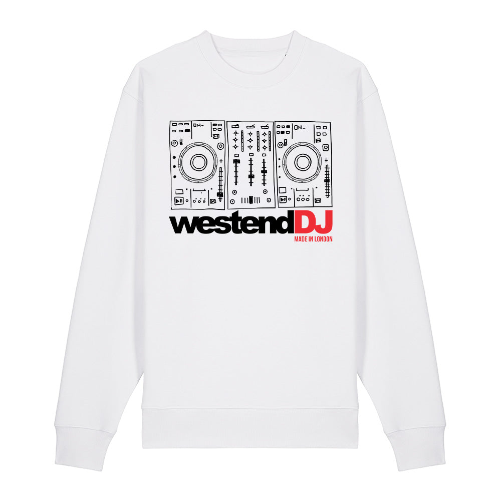 Westend DJ Setup White Sweatshirt