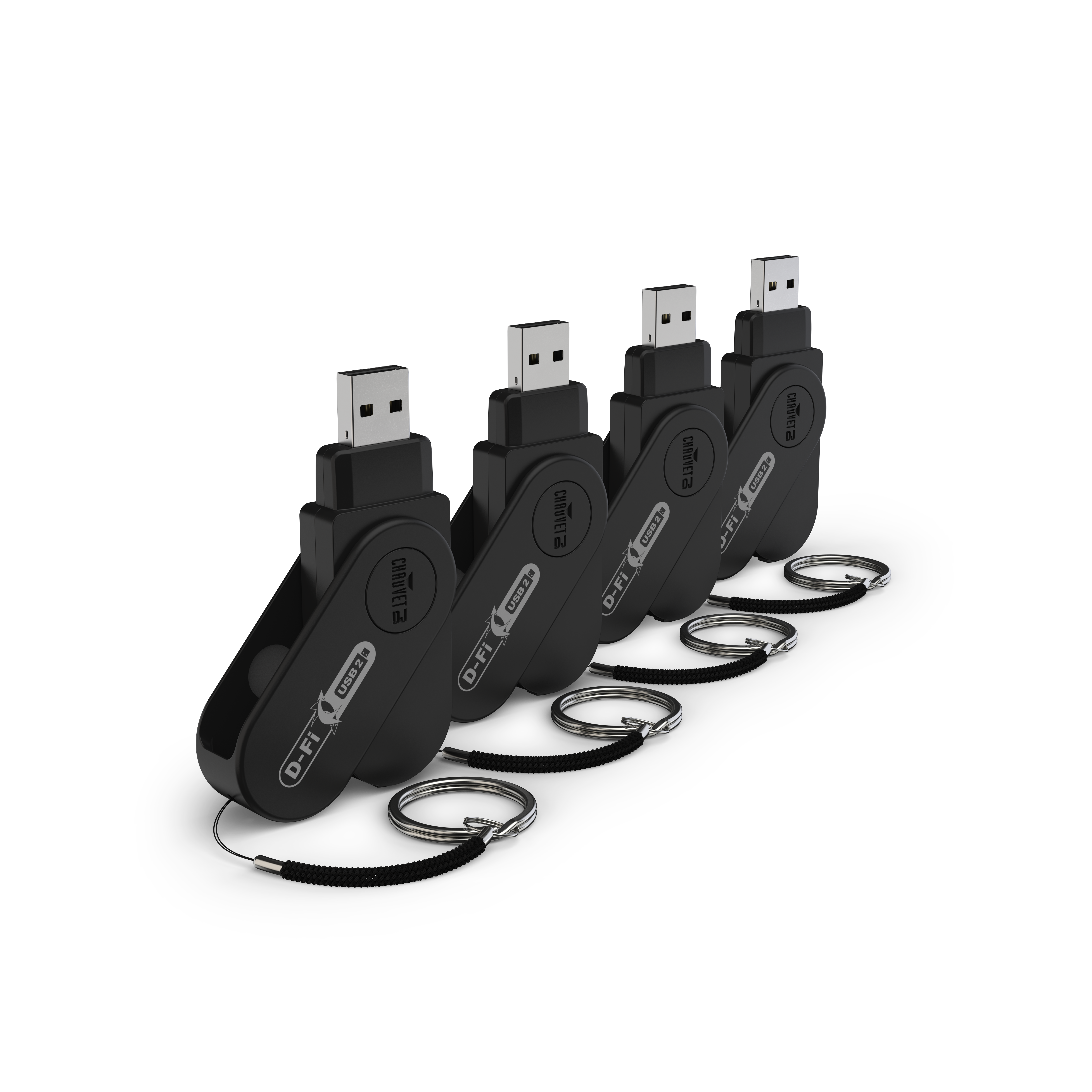 Chauvet D-Fi USB 2×4 USB Wireless DMX Transceiver (Pack of 4)