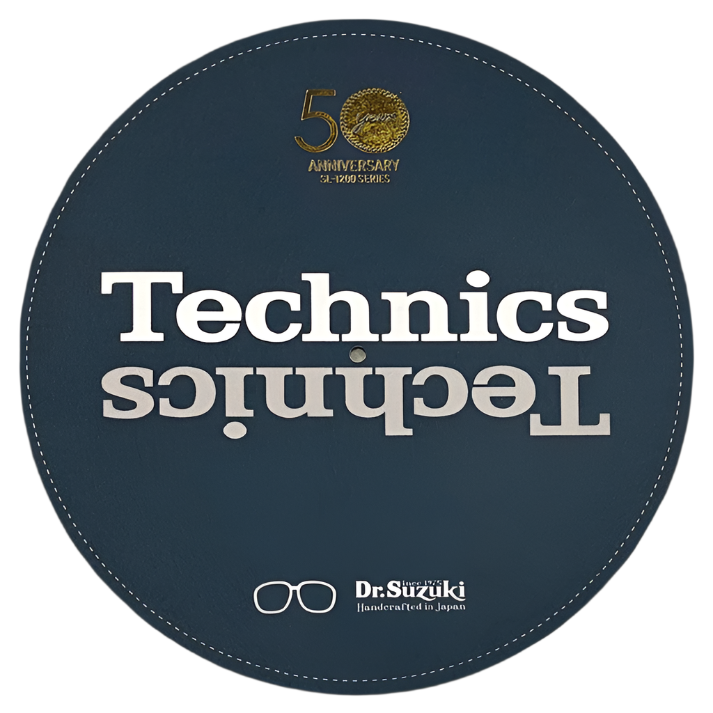 Dr. Suzuki x Technics 50th Anniversary SL-1200M7L Limited Edition Slipmats - Blue