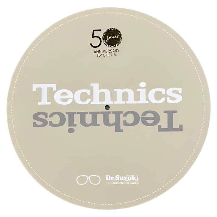 Dr. Suzuki x Technics 50th Anniversary SL-1200M7L Limited Edition Slipmats - Beige