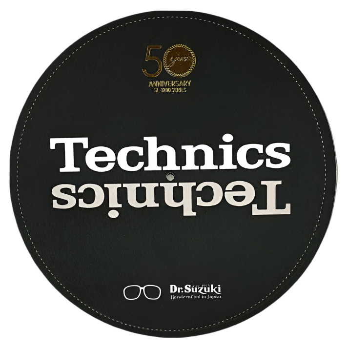 Dr. Suzuki x Technics 50th Anniversary SL-1200M7L Limited Edition Slipmats - Black