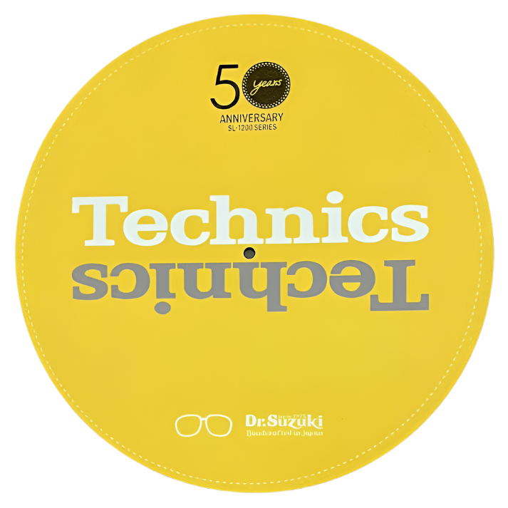 Dr. Suzuki x Technics 50th Anniversary SL-1200M7L Limited Edition Slipmats - Yellow