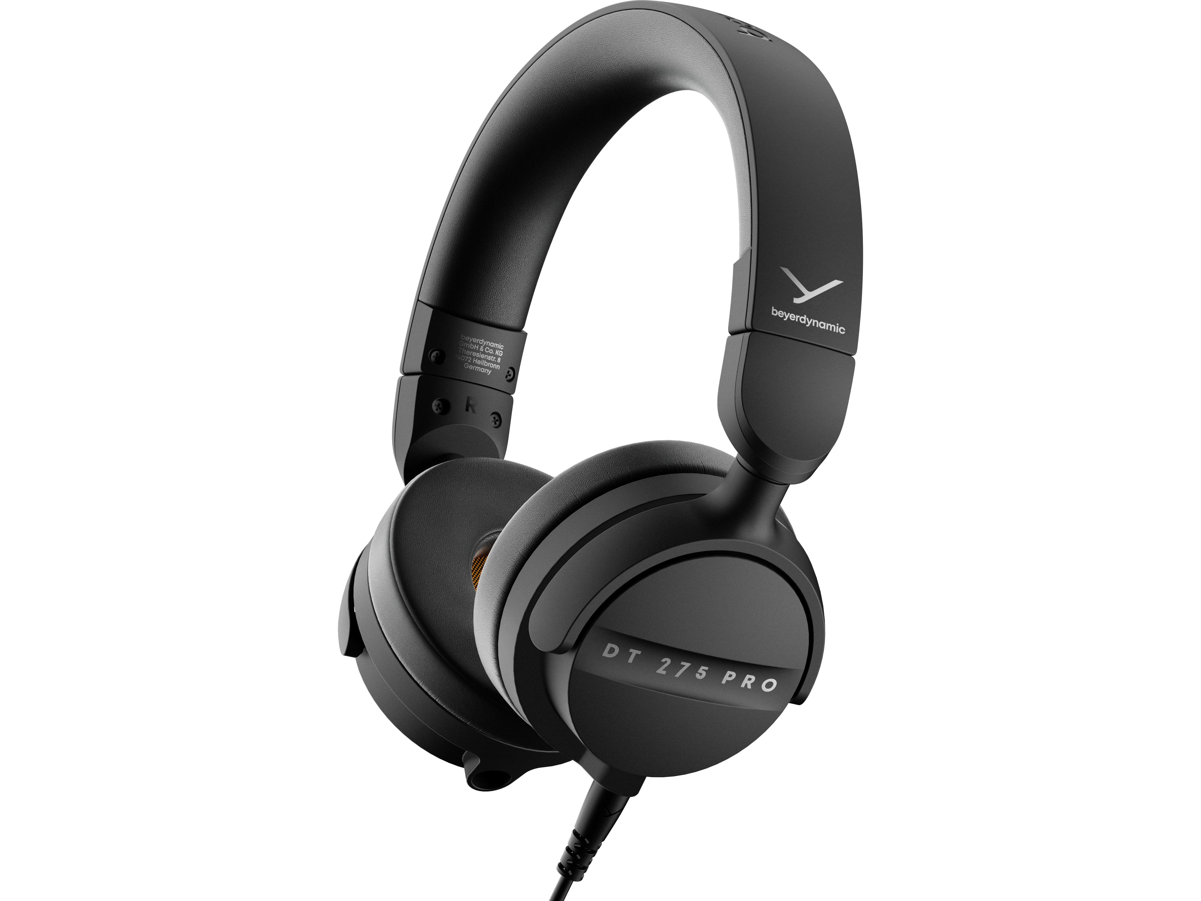 Beyerdynamic DT275 PRO High-Isolation On-Ear Studio Headphones - Black