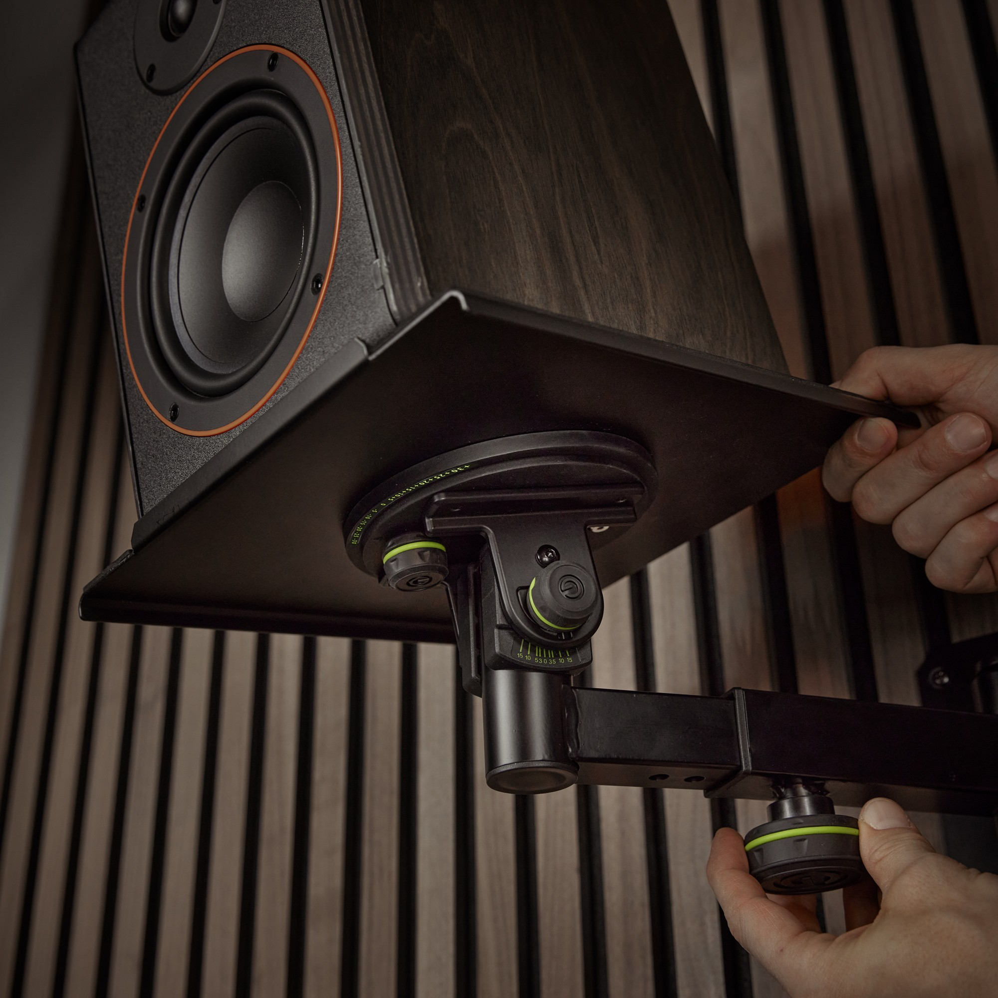 Gravity SP WM 1 B Tiltable And Swivelling Wall Mount For Studio Monitors