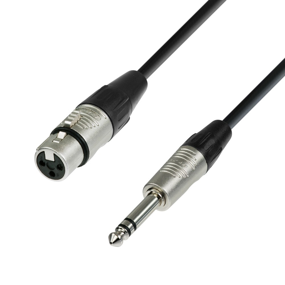 Adamhall K4BFV0150 Rean® XLR Female - Jack TRS Balanced Cable 1.5m