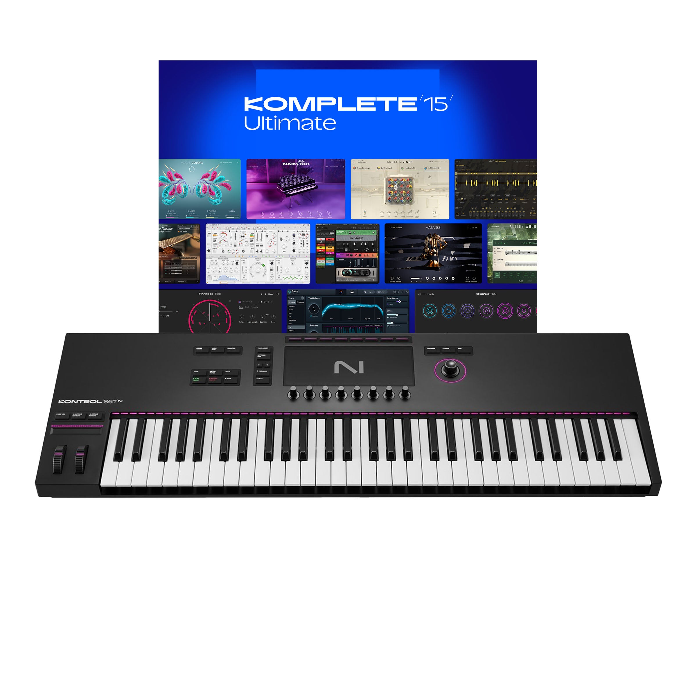 Native Instruments Kontrol S61 MK3 With Komplete 15 Ultimate (Download)