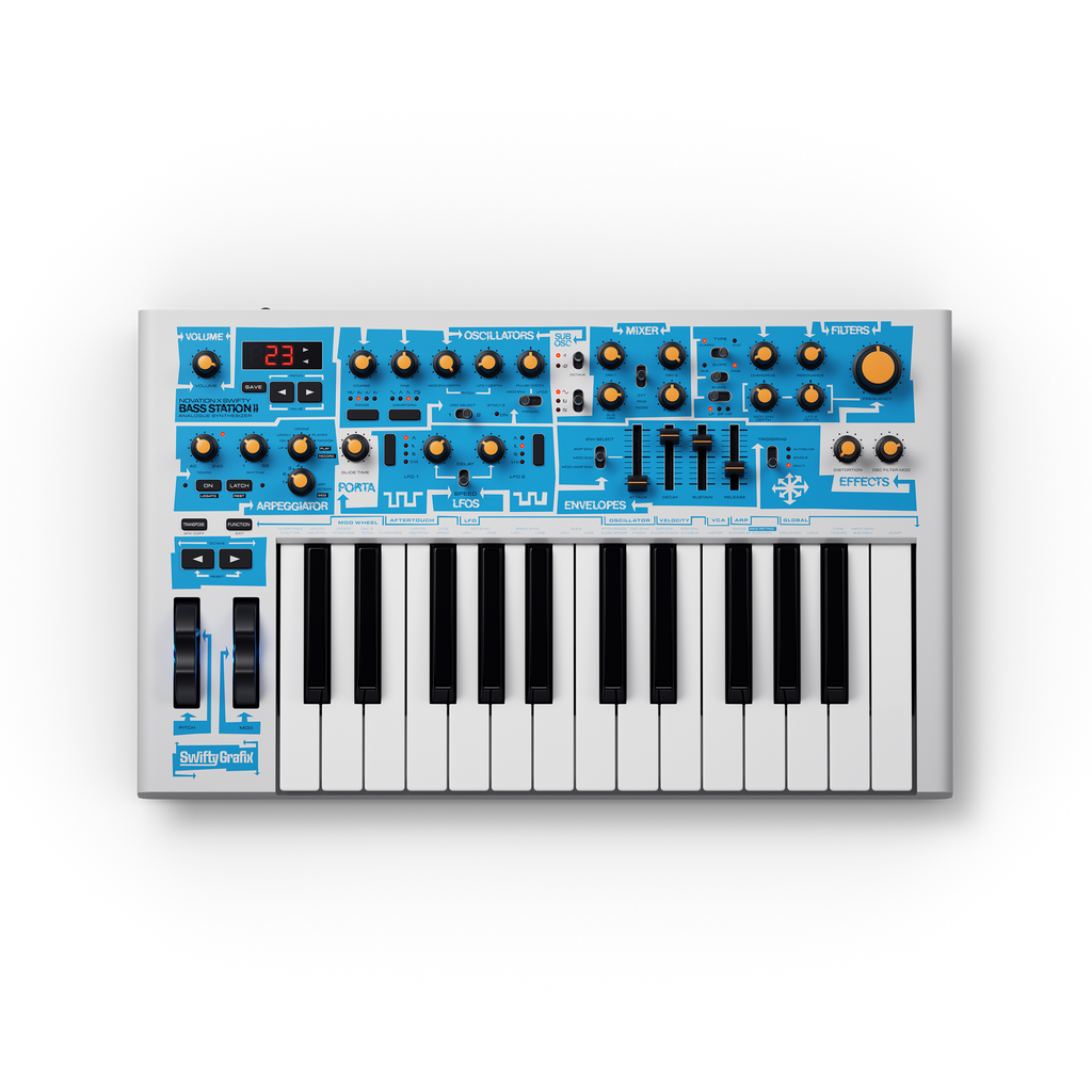n*a様 Novation Bass Station II 25鍵 シンセサイザ Novation Bass Station II Swifty Edition