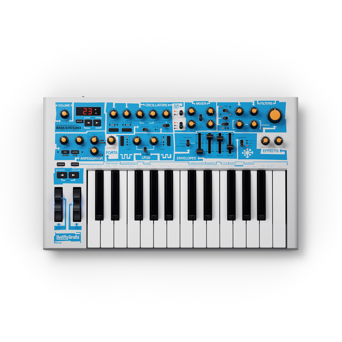 【ジャンク】novation bass station Novation Bass Station II Swifty Edition