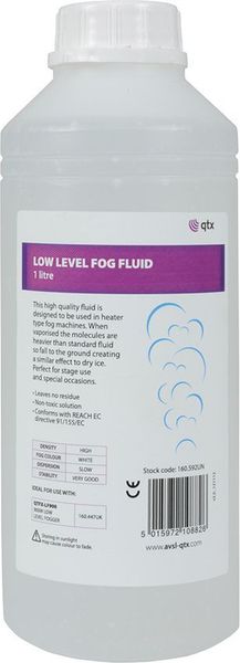 QTX  Low Level Fog Fluid - 1 Litre (160592)