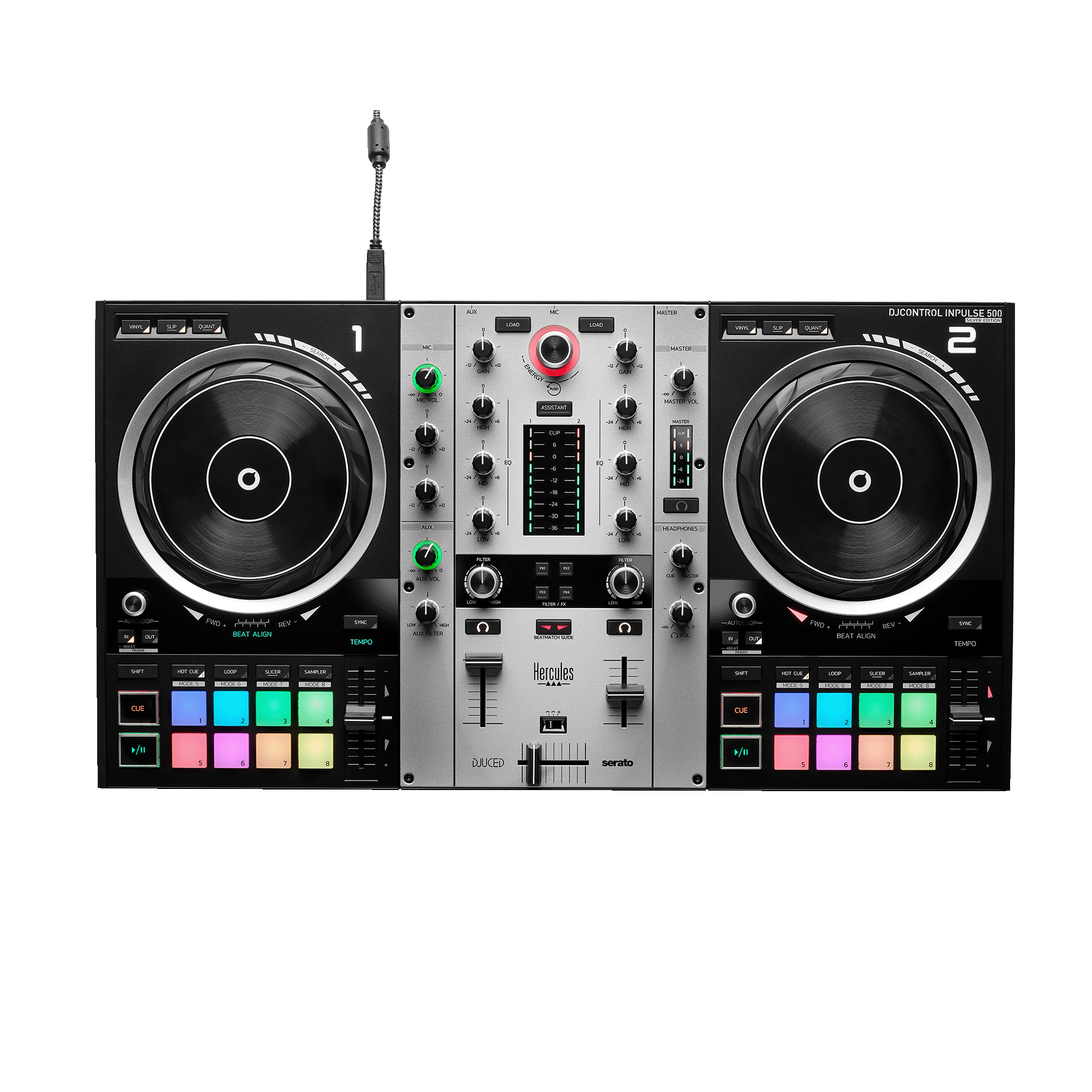 Hercules DJControl Inpulse 500 Silver Edition