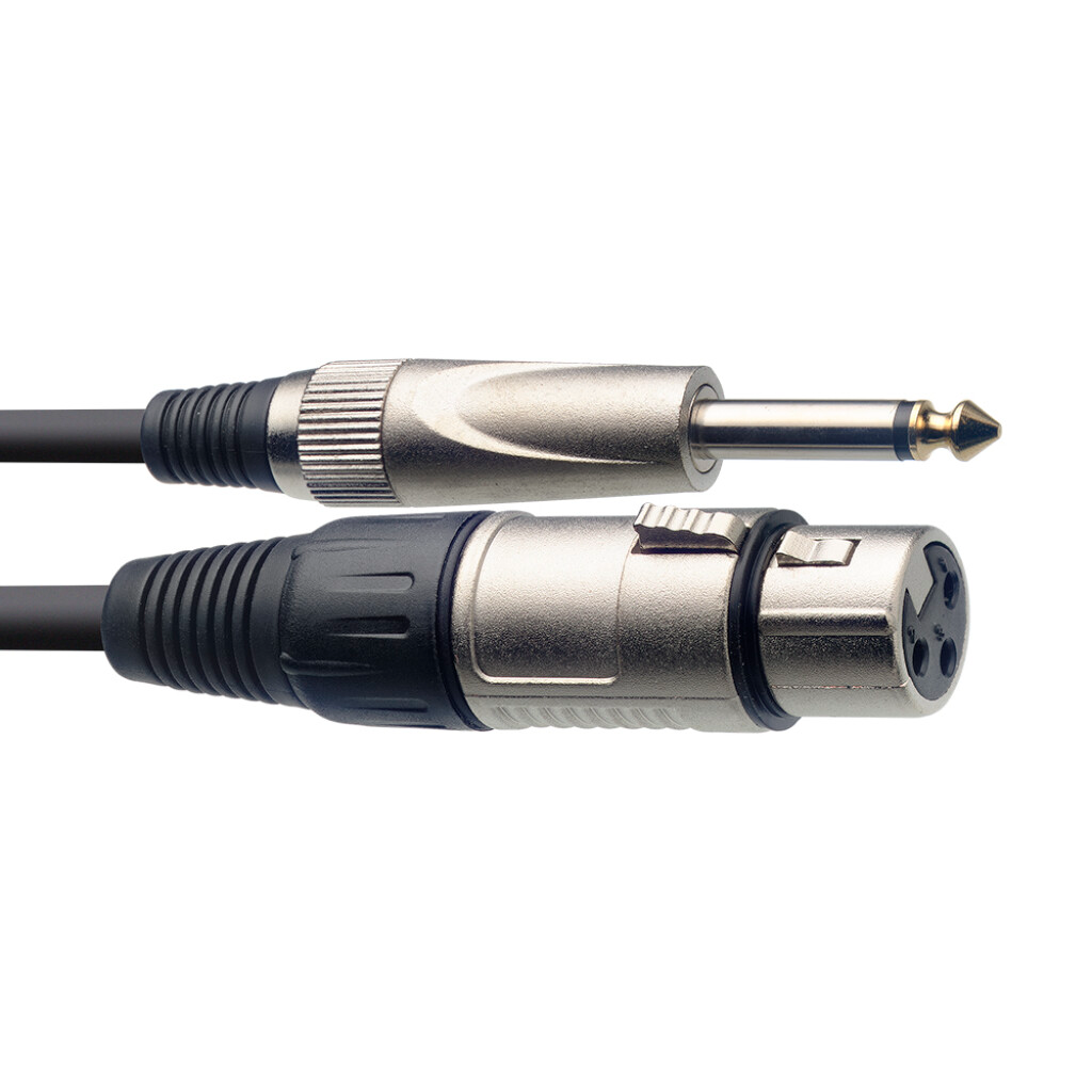 Stagg SMC3XP 3m XLR (Female) - 6.3mm Jack Unbalanced