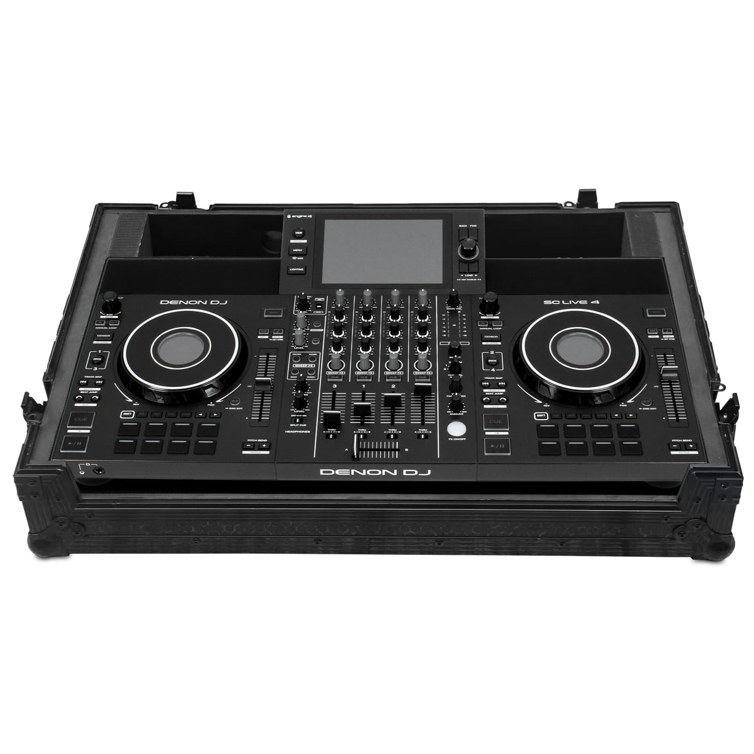 UDG Ultimate Flight Case Denon DJ SC LIVE 4 Black Plus (Wheels) U91081BL