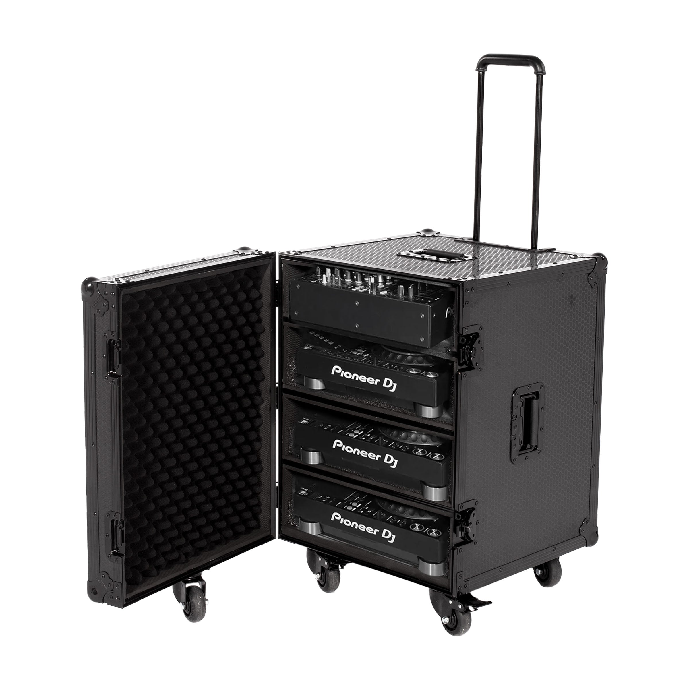 UDG FlightCase Trunk for Set CDJ/MIXER Black Plus (Trolley & Wheels) U91101BL