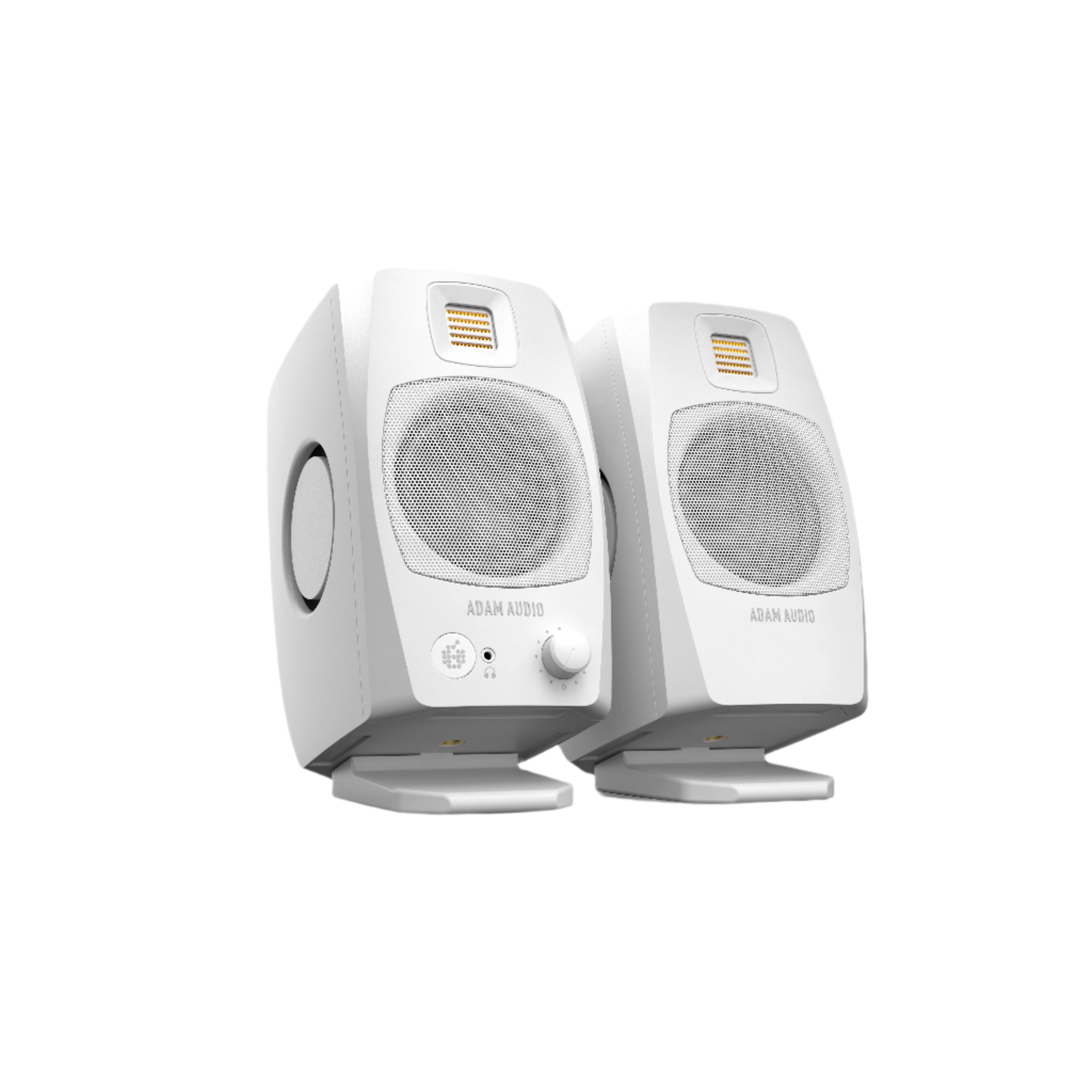 Adam Audio D3V Desktop Studio Monitors - White