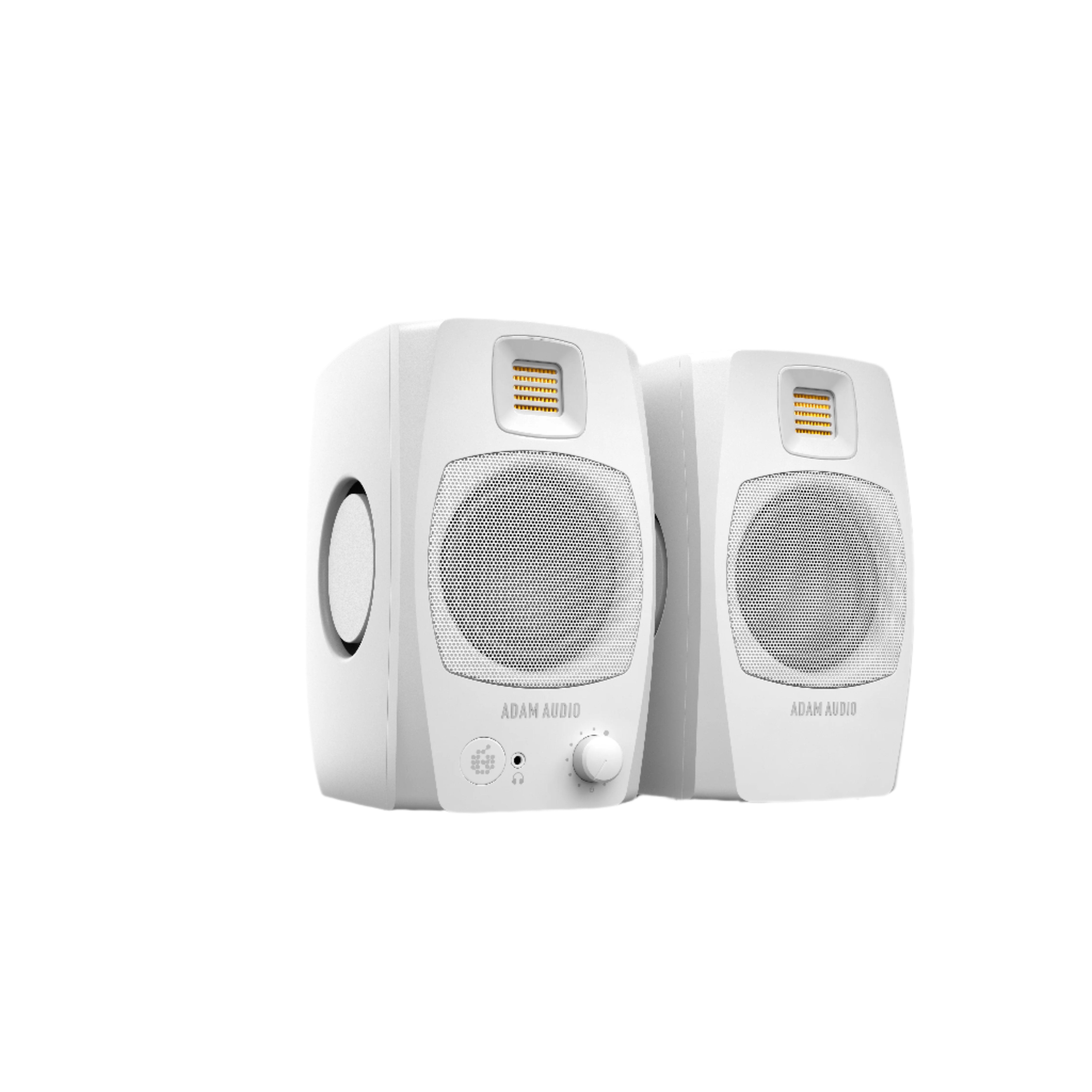 Adam Audio D3V Desktop Studio Monitors - White