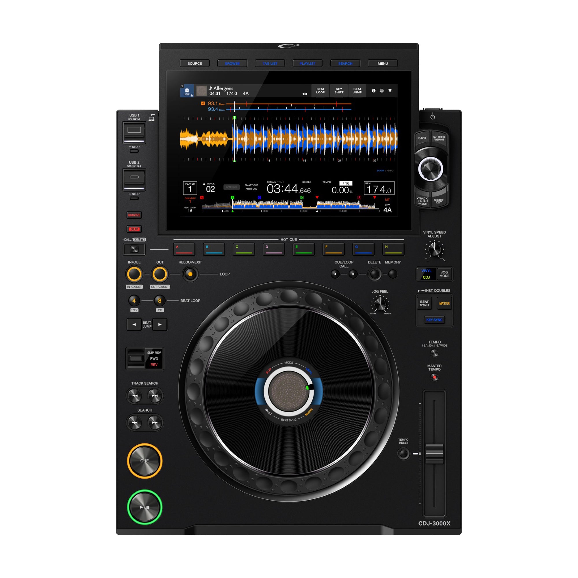 AlphaTheta CDJ-3000X Professional DJ Multi Player