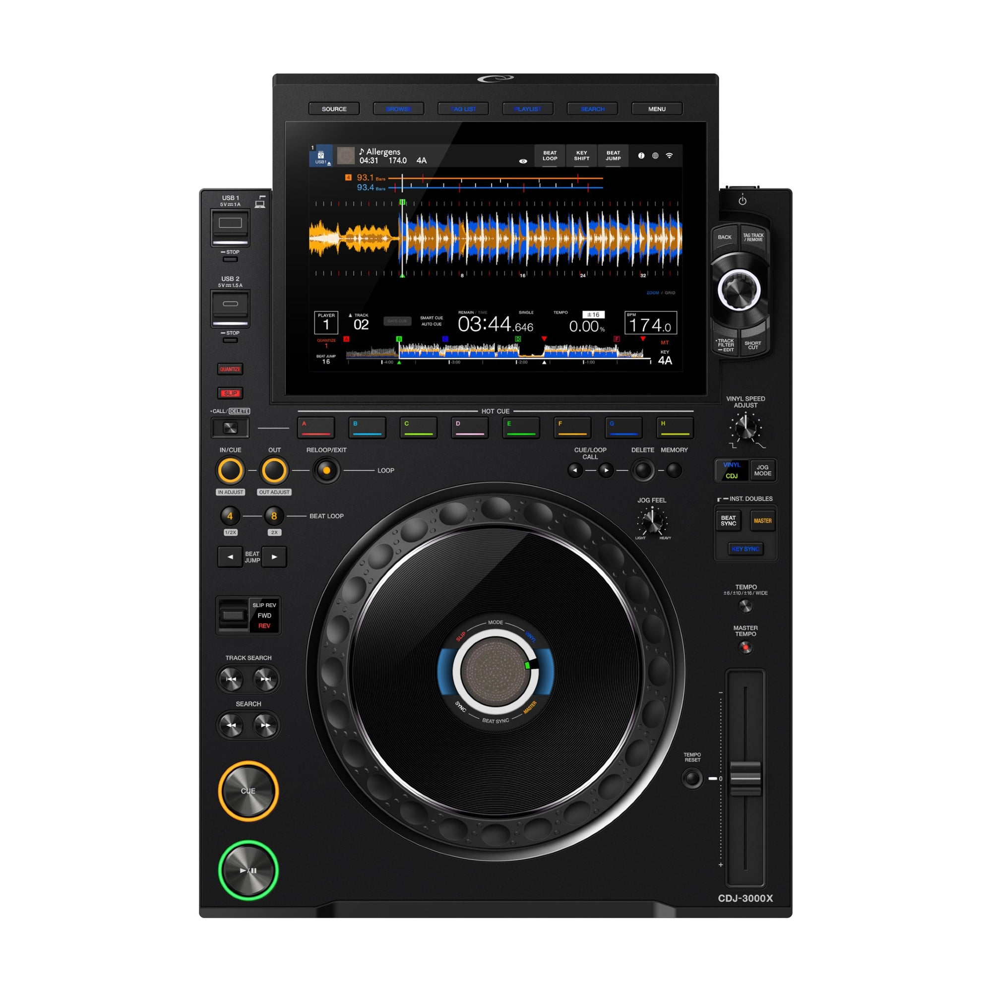 AlphaTheta CDJ-3000X Professional DJ Players (Pair)