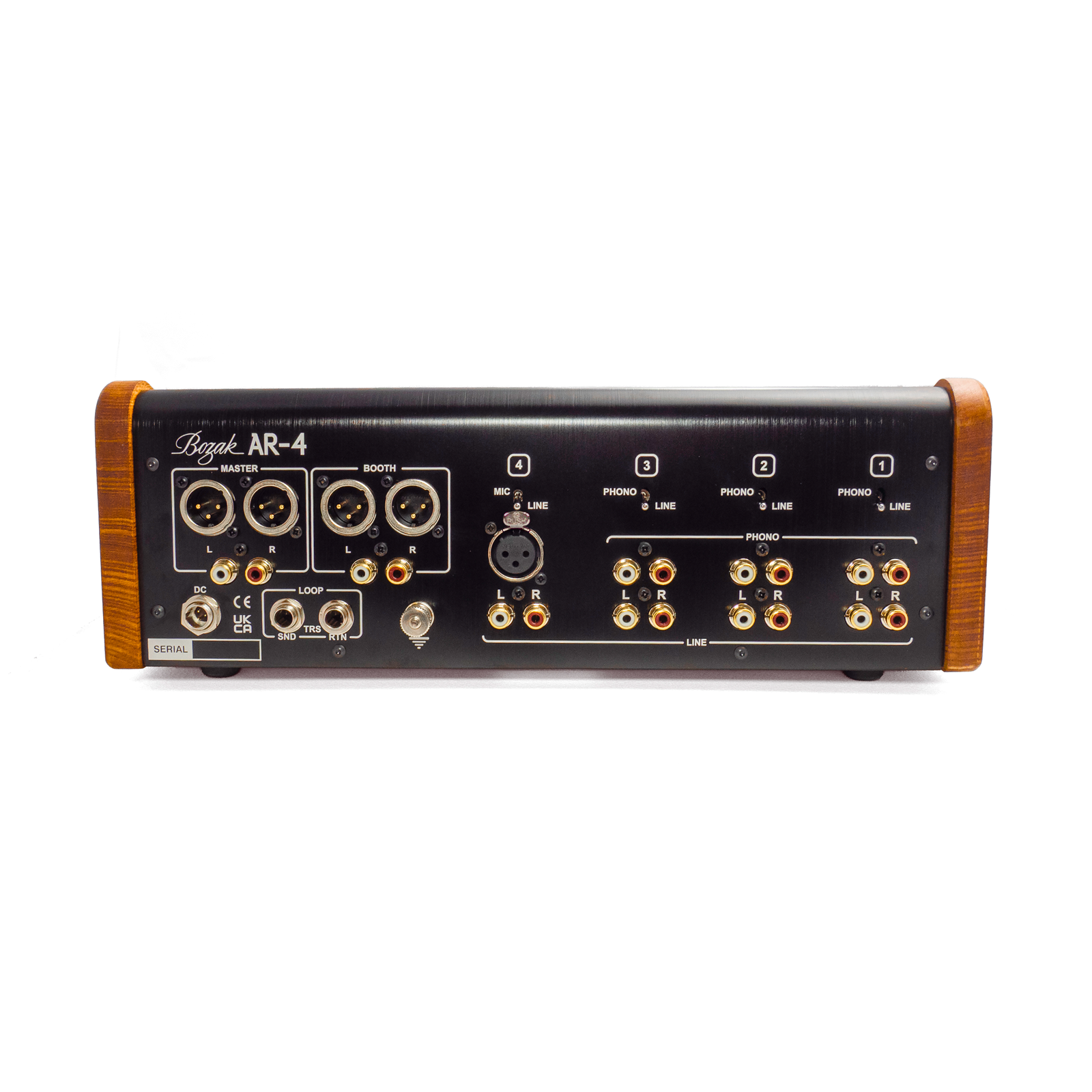 Bozak AR-4FX Desk Top DJ Mixer - Black