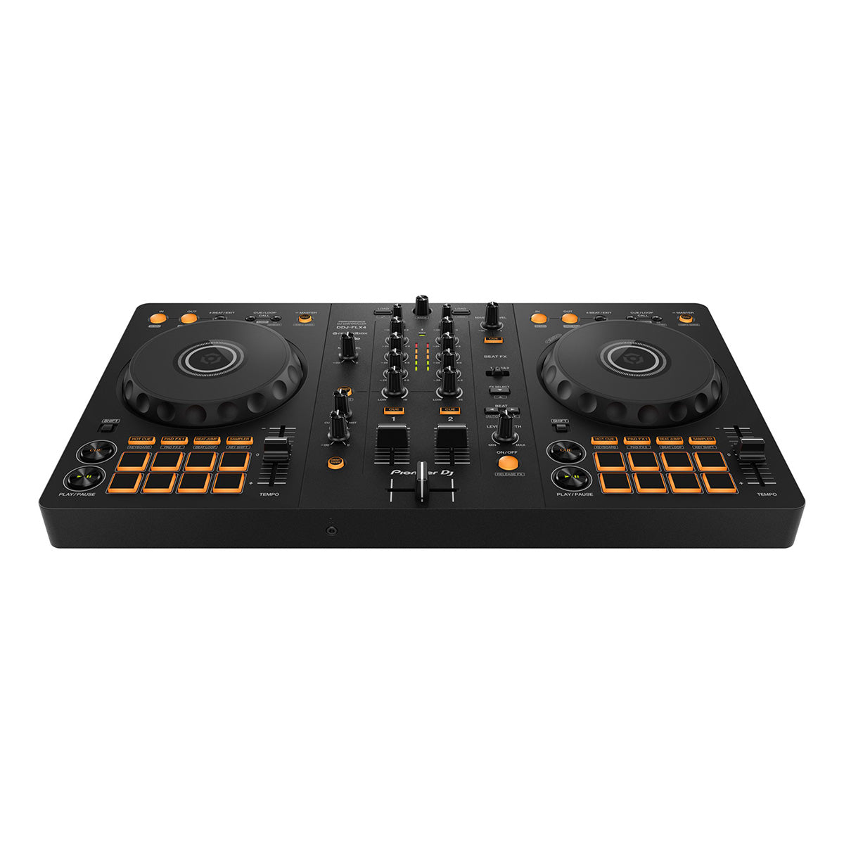 Pioneer DJ DDJ-FLX4 + Headphones Bundle