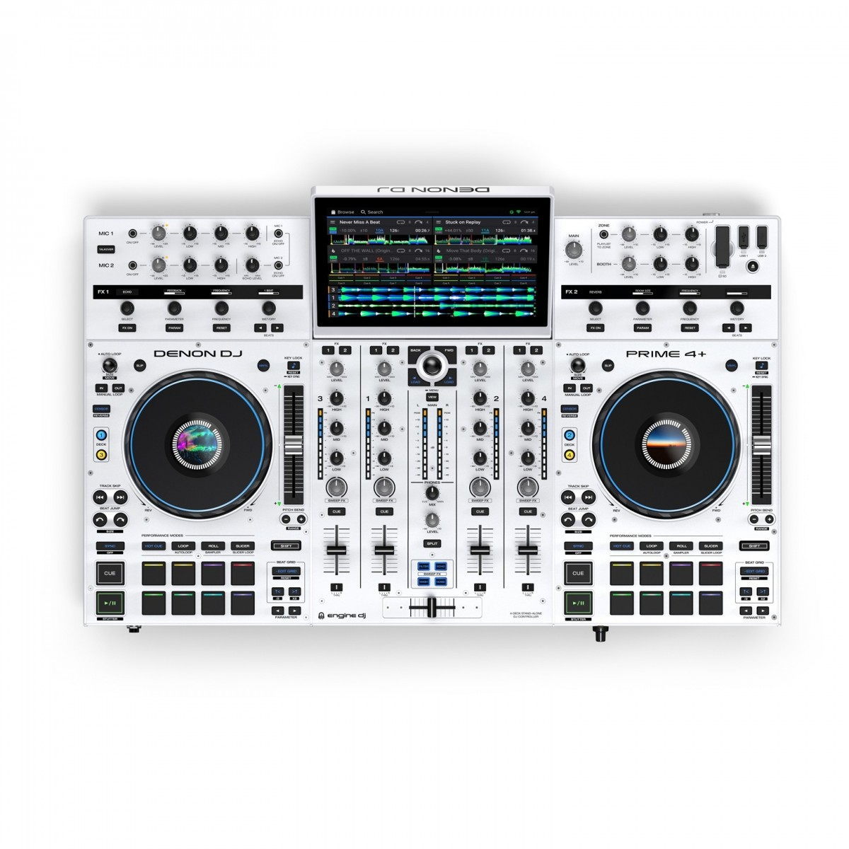 Denon DJ PRIME 4+ Standalone DJ System White