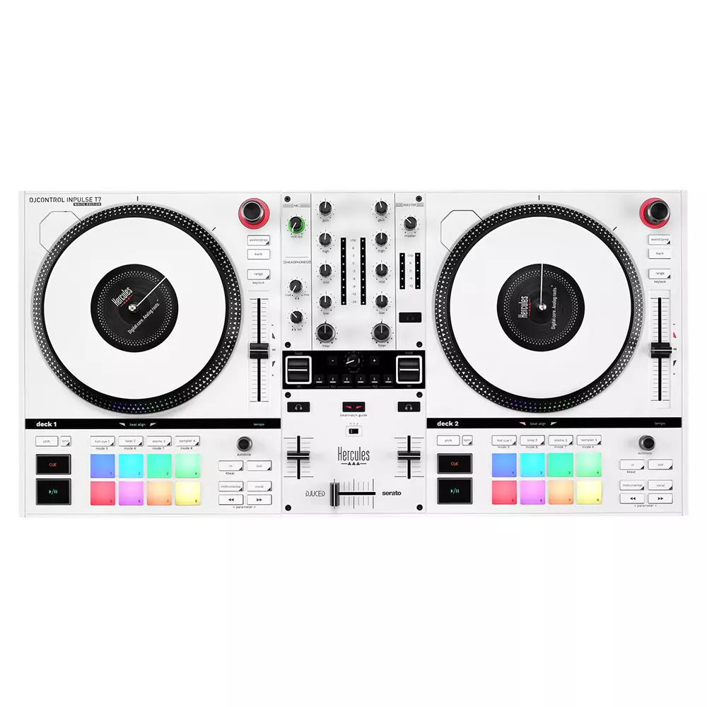 Hercules DJControl Inpulse T7 White Edition