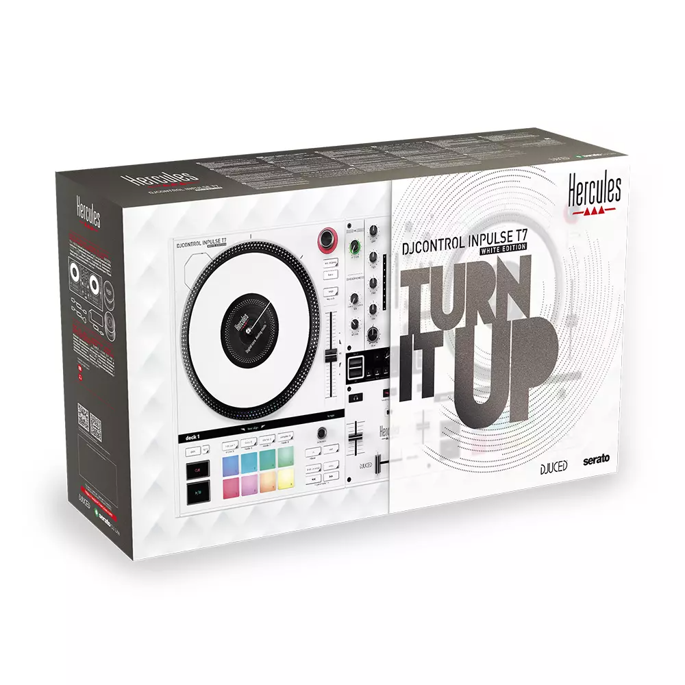Hercules DJControl Inpulse T7 White Edition