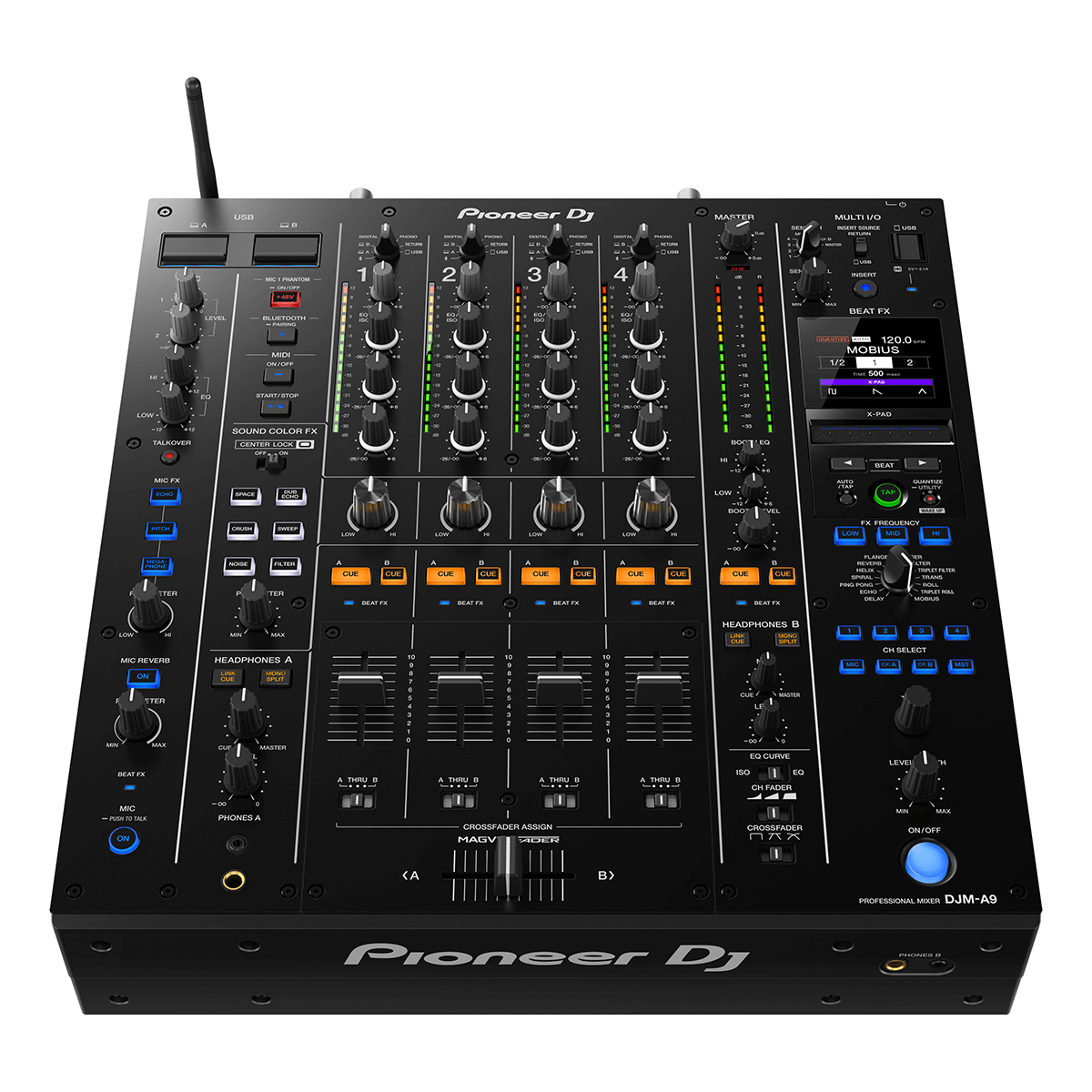 Pioneer DJ DJM-A9 + Flight Case Bundle