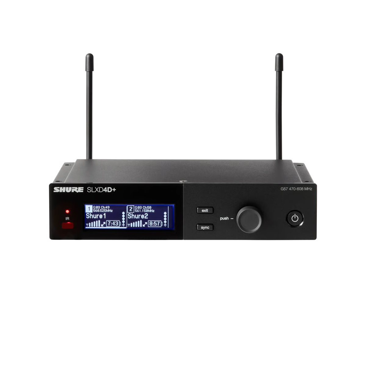 Shure SLXD24D+UK/B58-K55 Dual Wireless B58 Handheld Microphone System