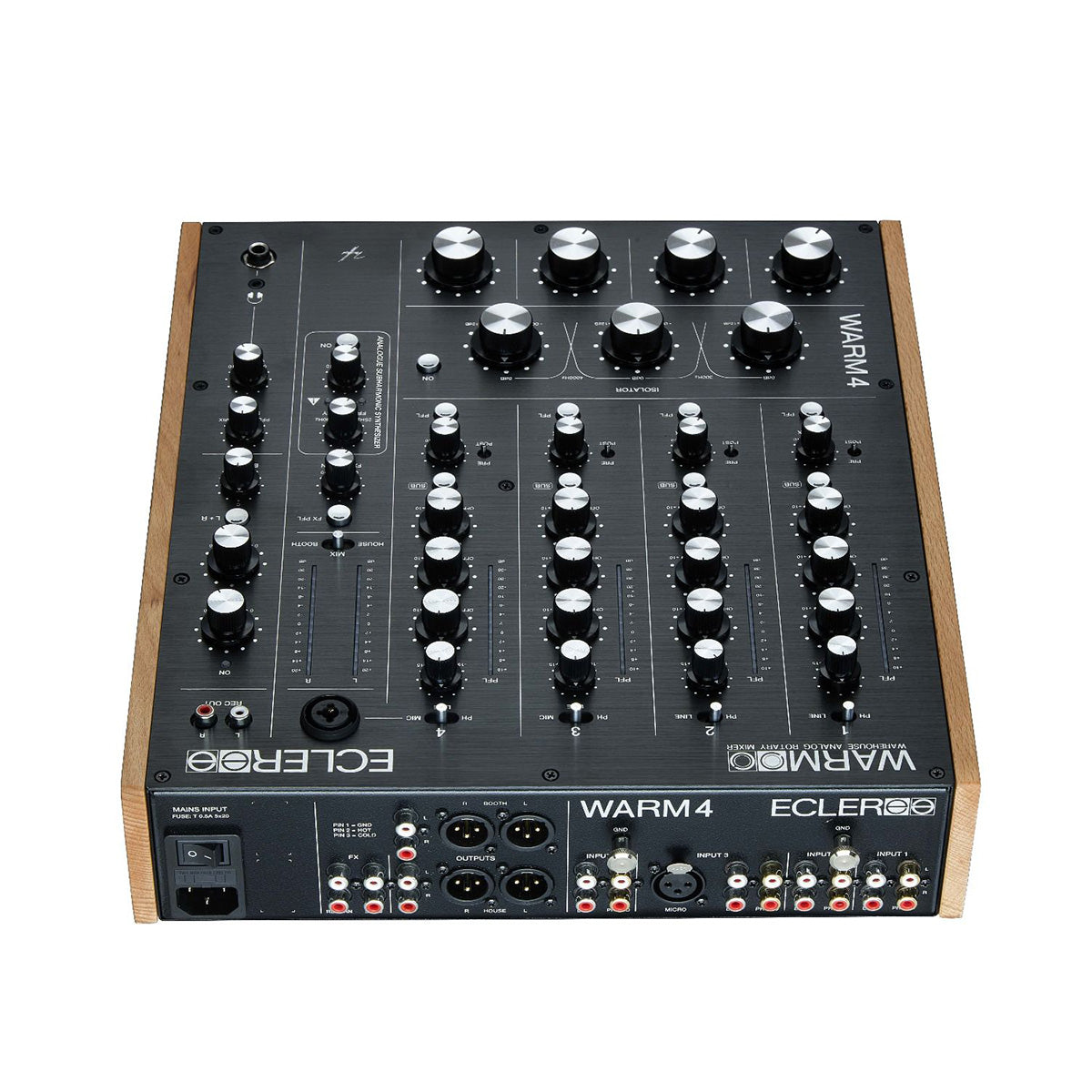 Ecler WARM4 4-channel Analogue Rotary DJ Mixer