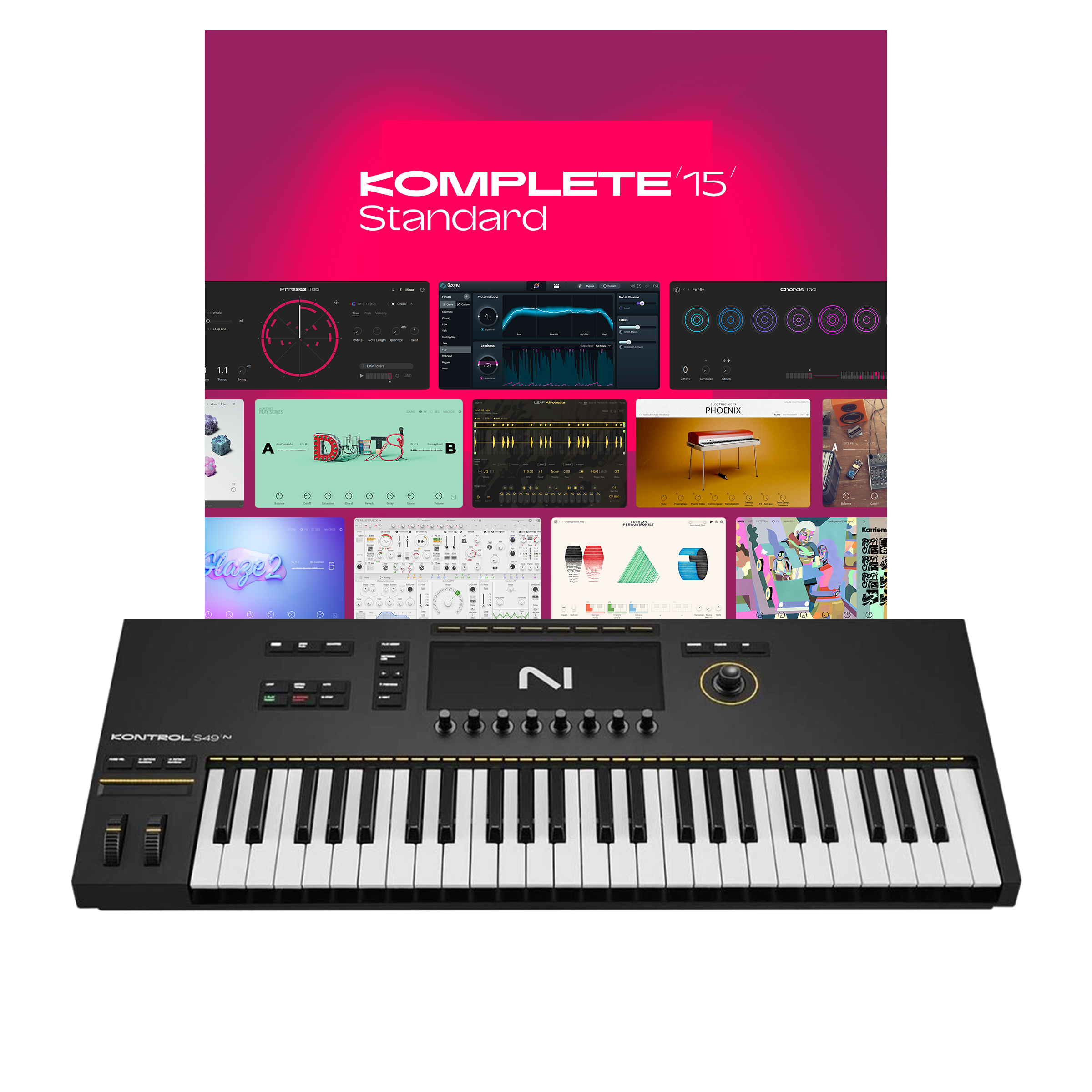 Native Instruments Kontrol S49 MK3 With Komplete 15 Standard (Download)