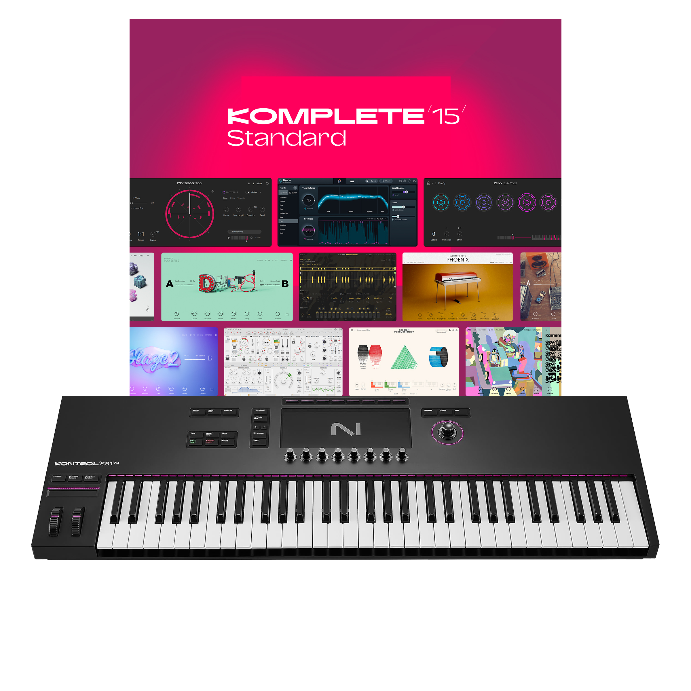 Native Instruments Kontrol S61 MK3 With Komplete 15 Standard (Download)