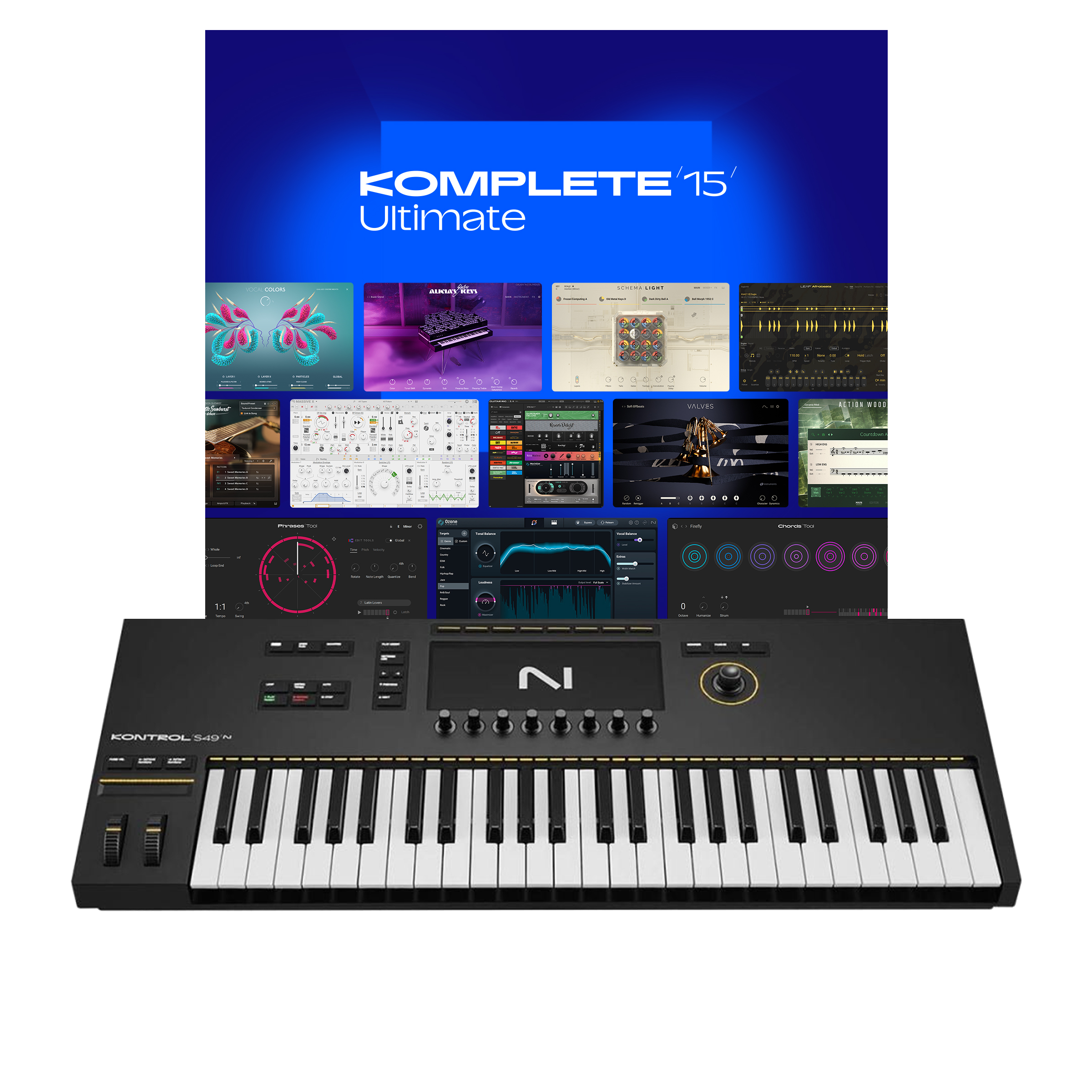 Native Instruments Kontrol S49 MK3 With Komplete 15 Ultimate (Download)