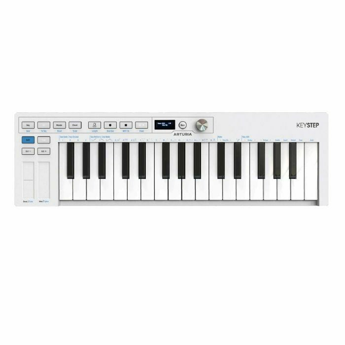 Arturia KeyStep MK2 Compact Expressive MIDI Keyboard Controller & Sequencer - White