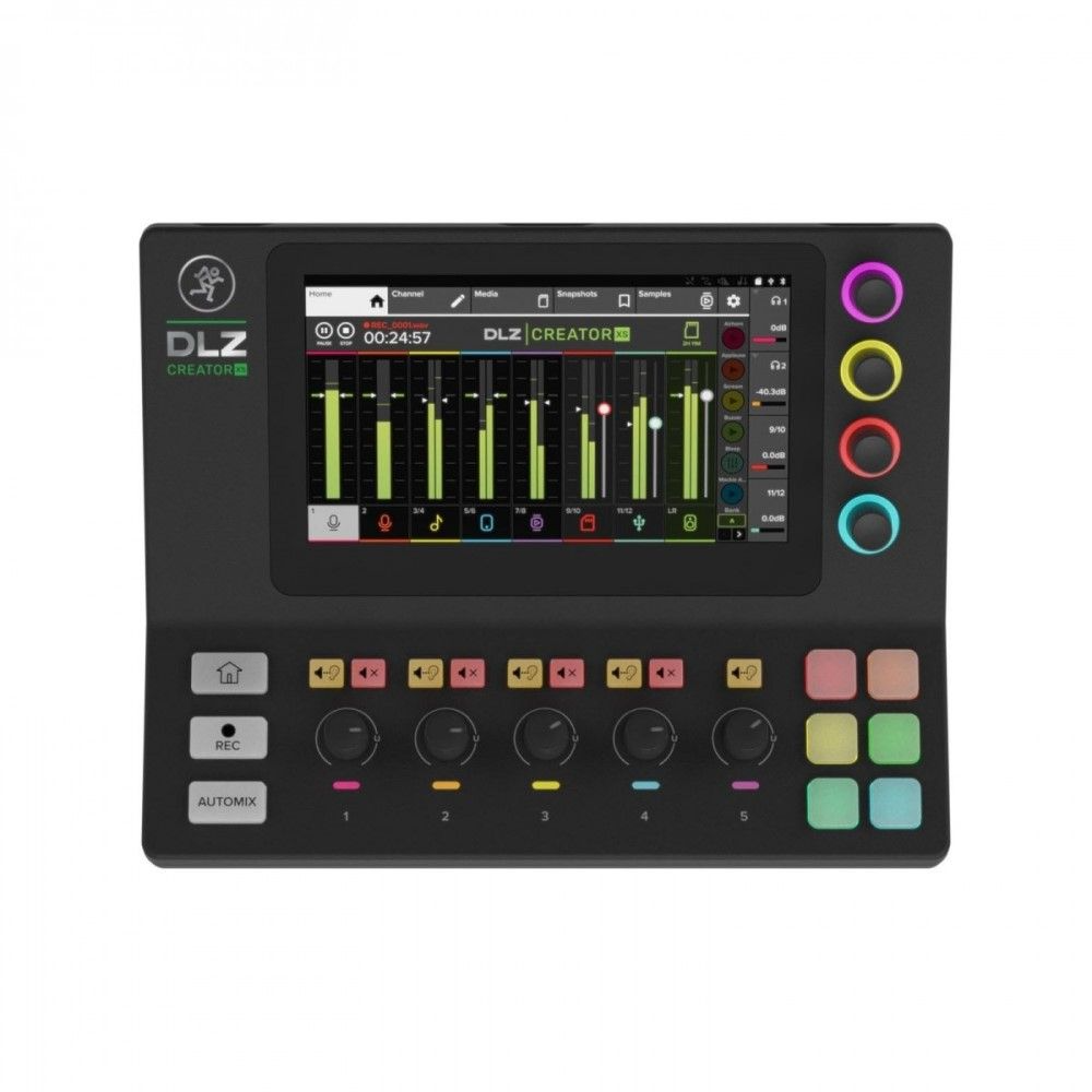 Mackie DLZ Creator XS Compact Digital Mixer for Podcasting and Livestreaming