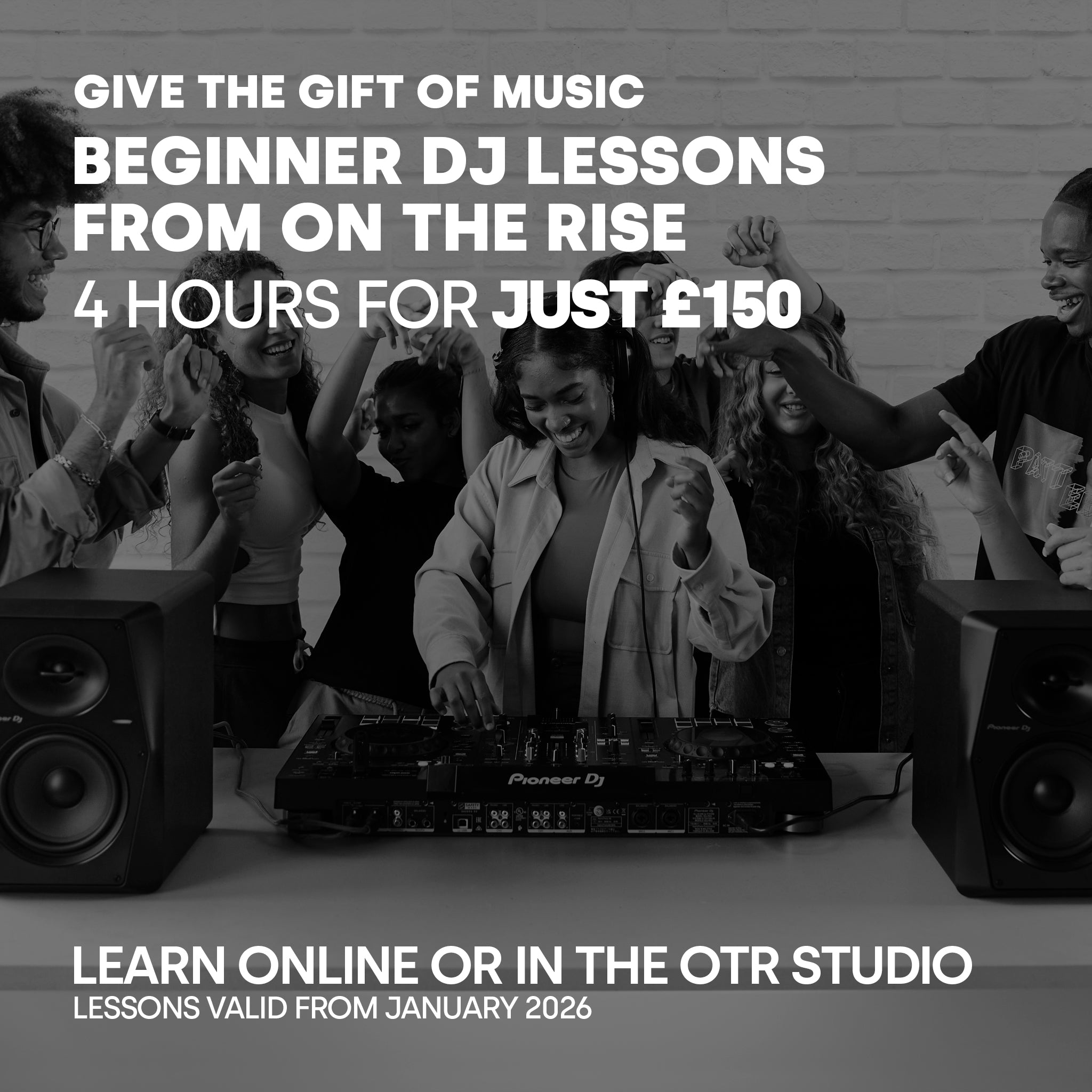 £150 4 Hour Lesson/Gift Card from On The Rise DJ Academy
