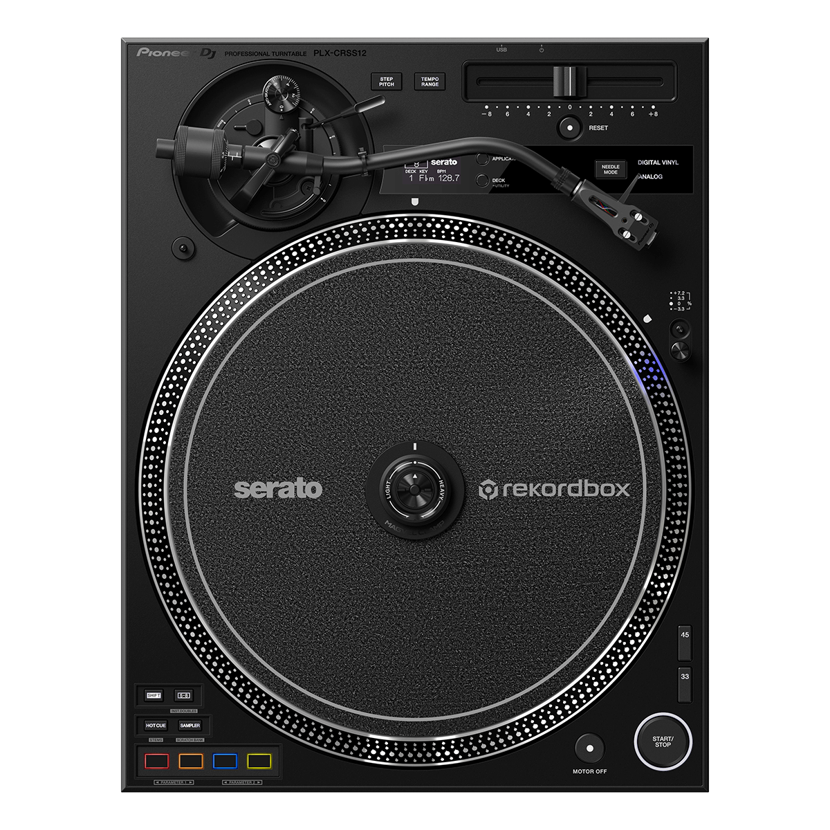 Pioneer DJ PLX-CRSS12 Hybrid Turntable - Black