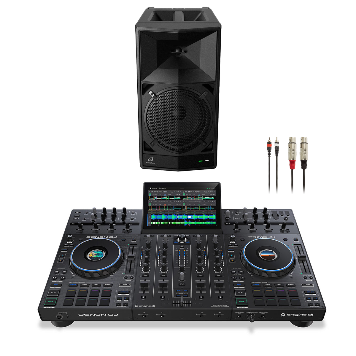 アボッチ DENON DJ Prime4 4chオールインワン 希少 Denon DJ Prime 4+ Standalone DJ Controller & Mixer with 4